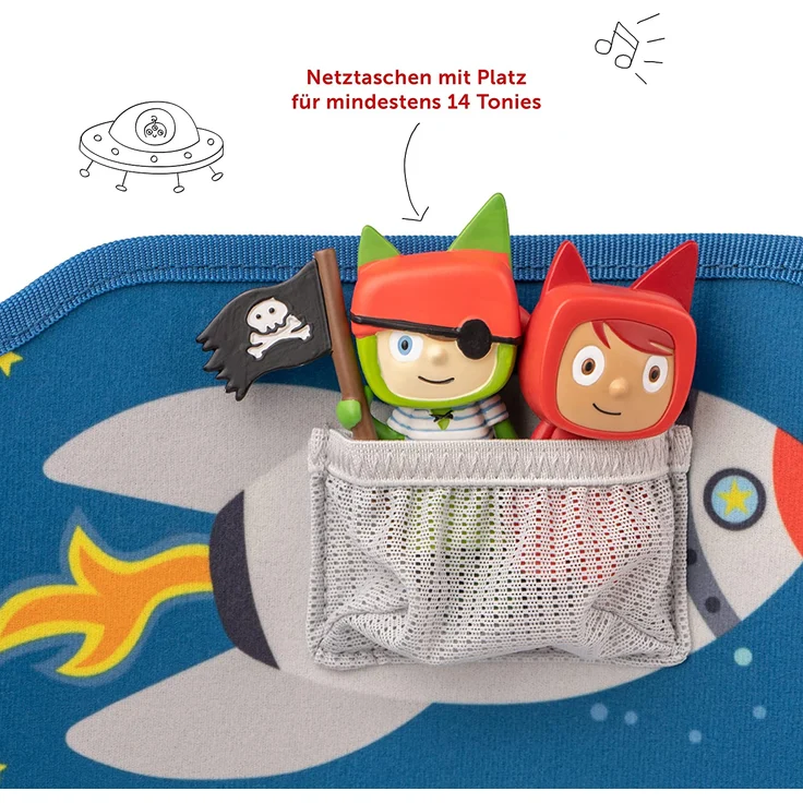 Tonies 'Bühnen-Transporter Durch die Galaxie', zum Transport der Toniebox und der Toniefiguren – Bild 5