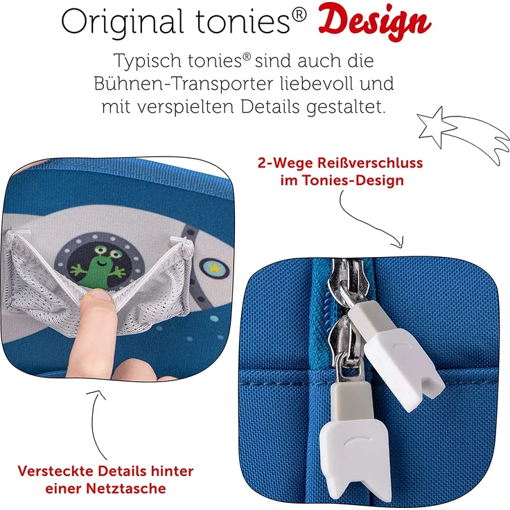 Tonies 'Bühnen-Transporter Durch die Galaxie', zum Transport der Toniebox und der Toniefiguren – Bild 6