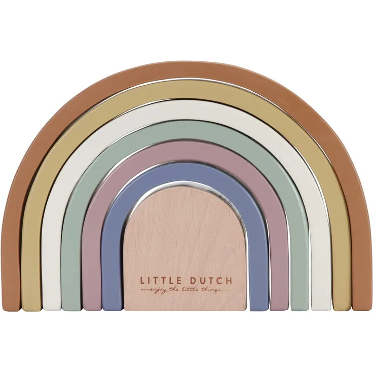 Little Dutch Stapel-Regenbogen Vintage FSC Schwarz 1