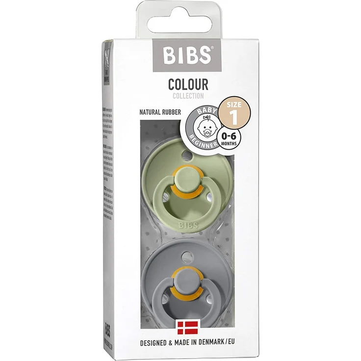 Bibs Schnuller 0-6 (Sage/Cloud) – Bild 3