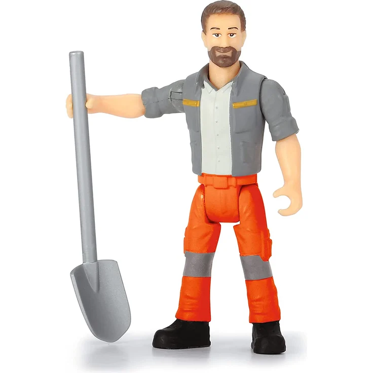 Dickie Toys 203834003 Street Sweeper, orange/grau – Bild 5