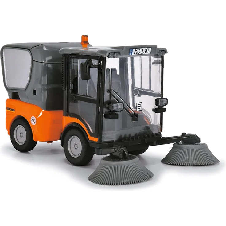 Dickie Toys 203834003 Street Sweeper, orange/grau – Bild 4