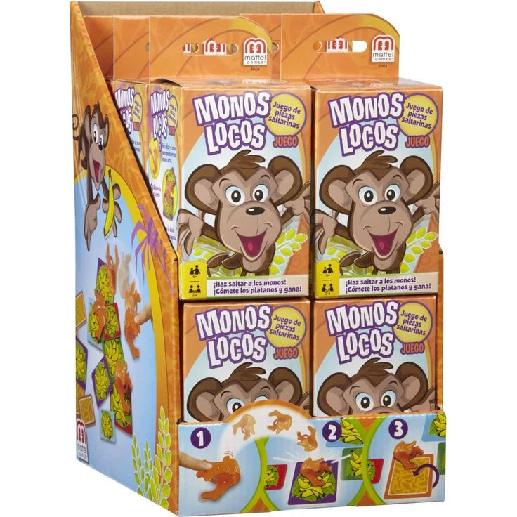 Mattel BMM39 - S.O.S Affenalarm Hüpfspaß Thekendisplay – Bild 2