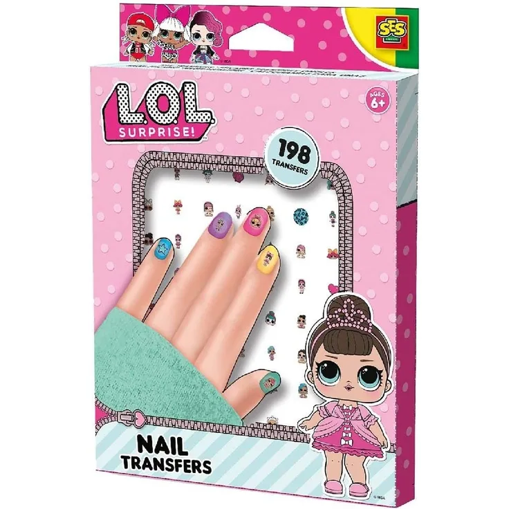 L. O. L. Fingernagelaufkleber