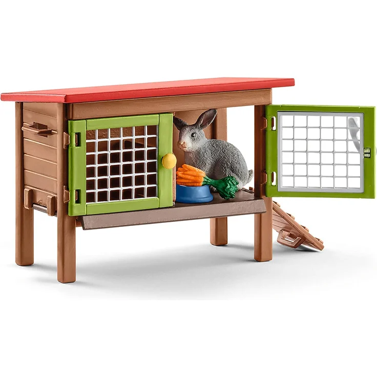 Schleich - World of Nature - Farm Life - Kaninchenstall – Bild 7