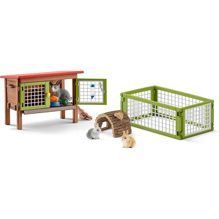 Schleich - World of Nature - Farm Life - Kaninchenstall – Bild 5