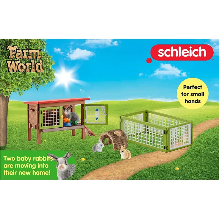 Schleich - World of Nature - Farm Life - Kaninchenstall – Bild 6