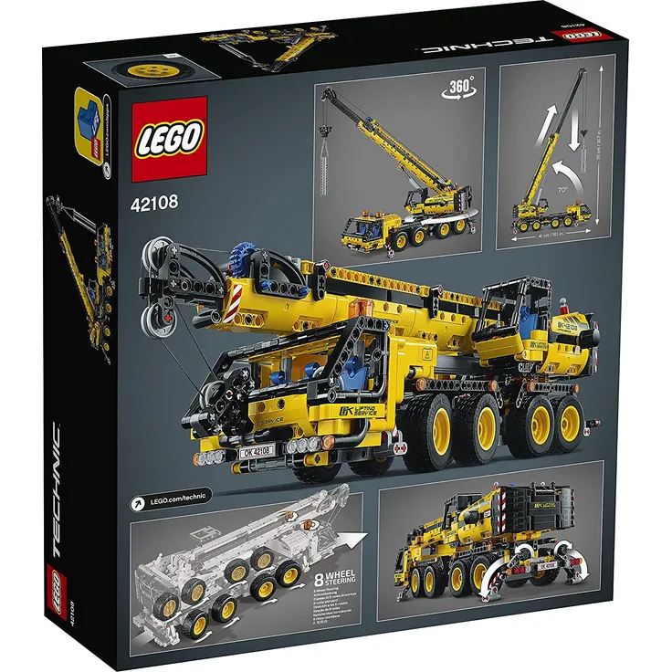 LEGO Technic 42108 'Kran-LKW', 1292 Teile, ab 10 Jahren – Bild 17