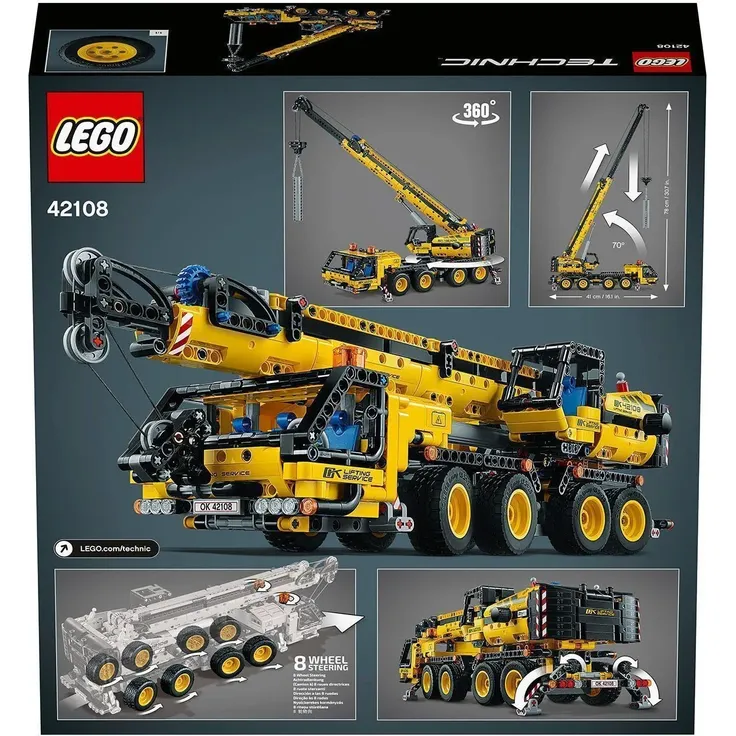 LEGO Technic 42108 'Kran-LKW', 1292 Teile, ab 10 Jahren – Bild 8