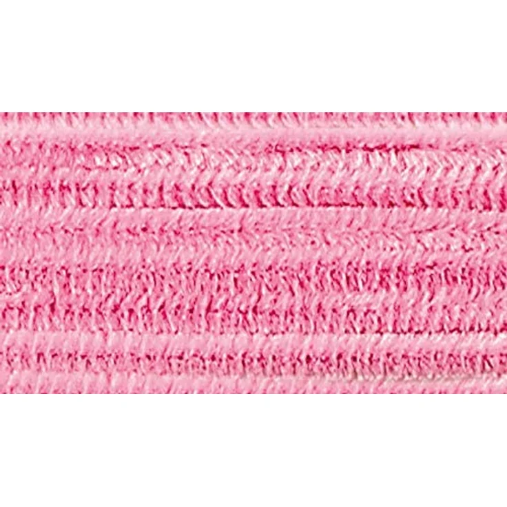 folia 77826 - Chenilledraht, Pfeifenputzer, 10 Stück in rosa, Durchmesser 8 mm und 50 cm lang, ideal für Kinder zum Basteln und Gestalten von Tieren, Figuren und anderen Formen – Bild 2