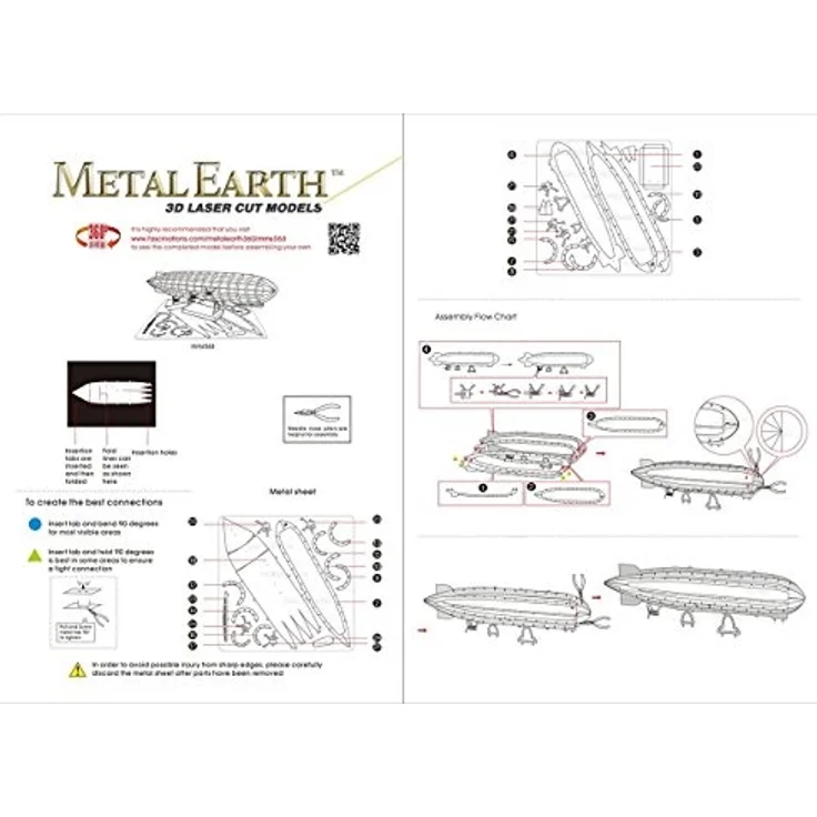 Invento 'Metal Earth: Graf Zeppelin' Metallbaukasten – Bild 7