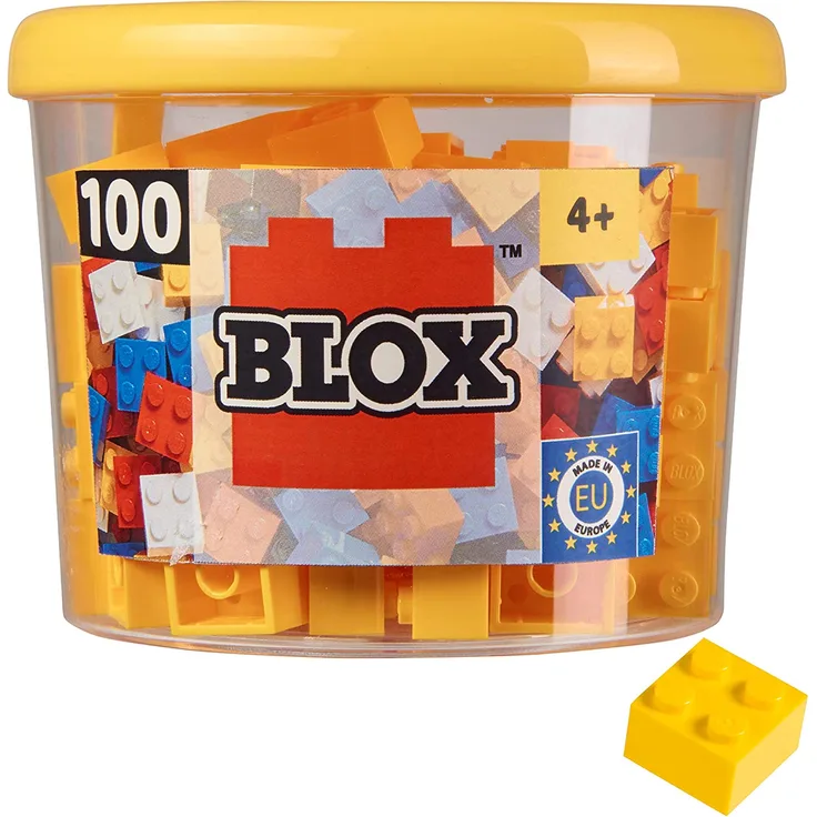 Simba Blox 100 gelbe 4er Steine in Dose