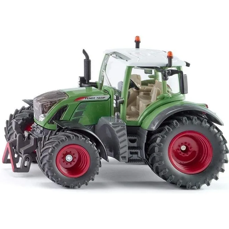 siku 3285, Fendt 724 Vario Traktor, 1:32, Metall/Kunststoff, Grün, Achsschenkellenkung und Kupplung
