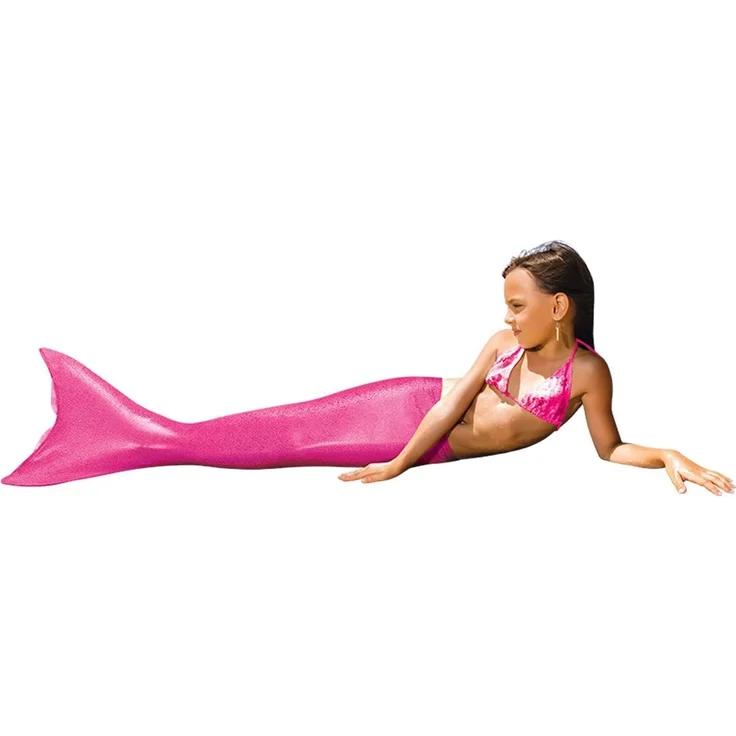 Xtrem Sports 00500 Aquatail Meerjungfrau Flosse, Größe M 6 - 12 Jahre, Rosa – Bild 2