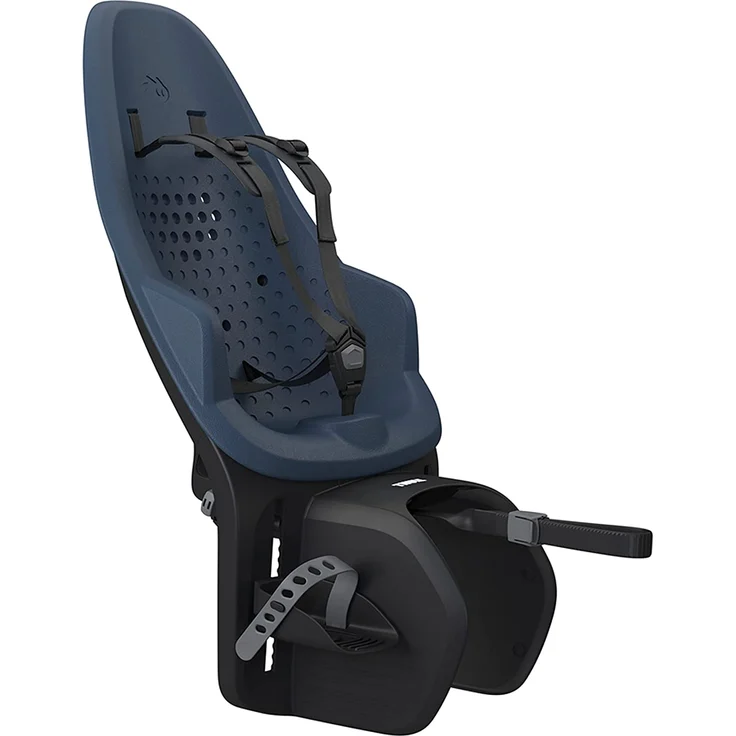 Thule Yepp 2 Maxi Fahrrad-Hintersitz für Gepäckträgerbefestigung (RM) – Majolikablau – Bild 1