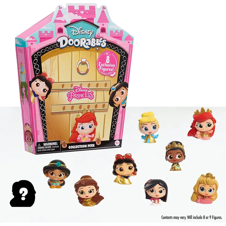 Disney Doorables JPL44609 Prinzesinnen-Kollektion Überraschungsset, Mehrfarbig