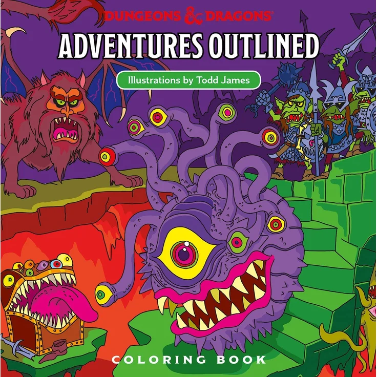 WTCC60350000 - Dungeons & Dragons: Adventures Outlined, Malbuch