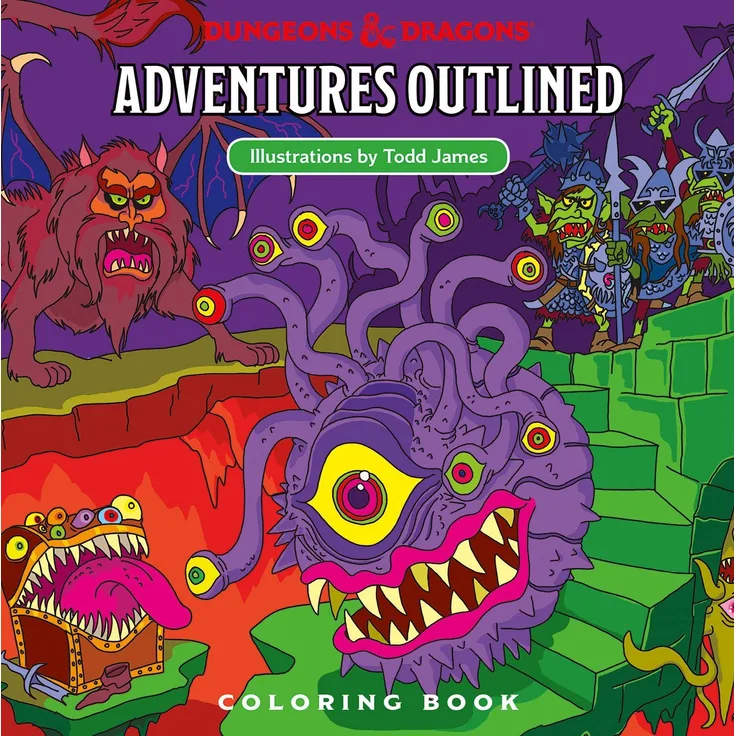 WTCC60350000 - Dungeons & Dragons: Adventures Outlined, Malbuch