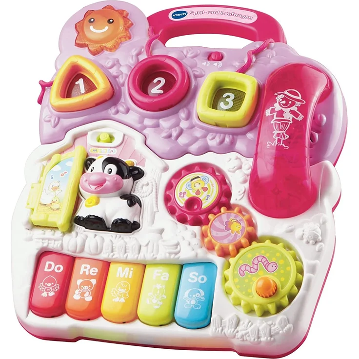 VTech 80-077086 Lauflernhilfe, EasyMail-Verpackung, rosa – Bild 2