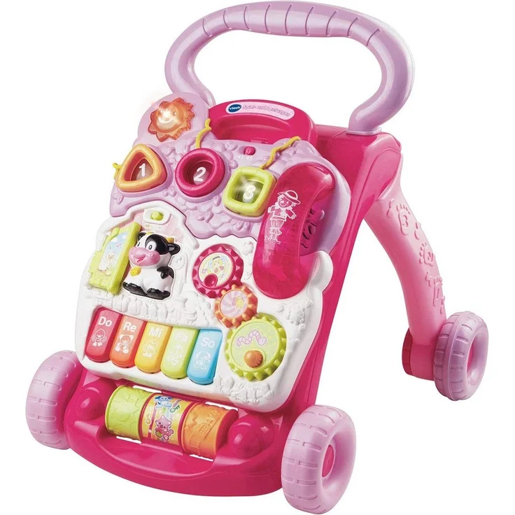 VTech 80-077086 Lauflernhilfe, EasyMail-Verpackung, rosa – Bild 1