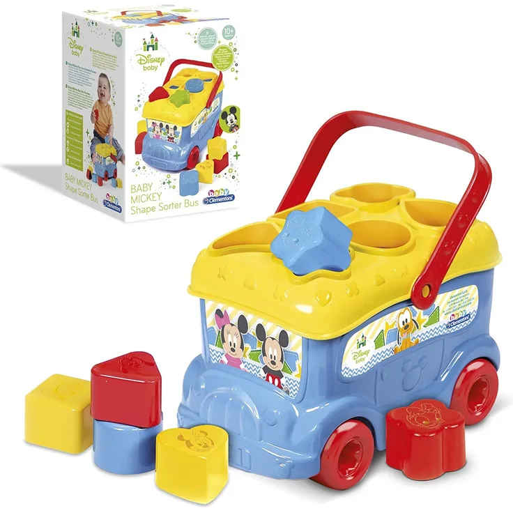 Clementoni 14395. 5 Sortier - Bus mit 9 bunten Formen