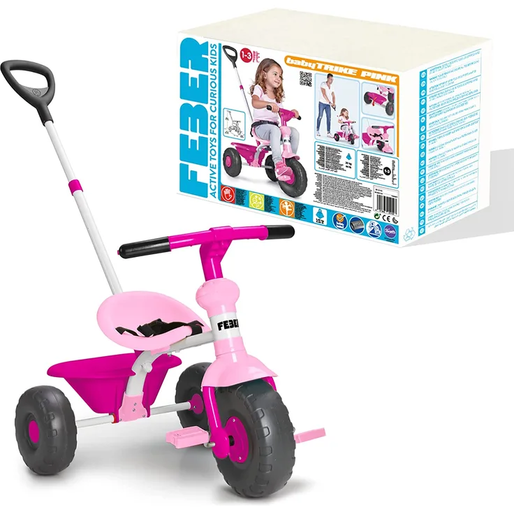 Dreirad Feber Baby Trike Rosa