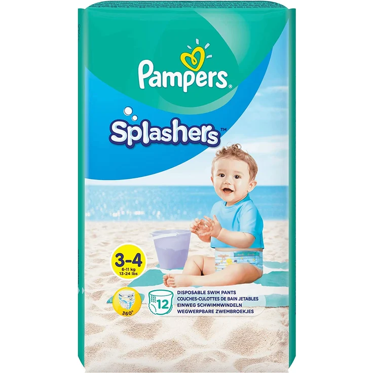 Pampers 81666974 - Splashers Badehose, Unisex – Bild 2