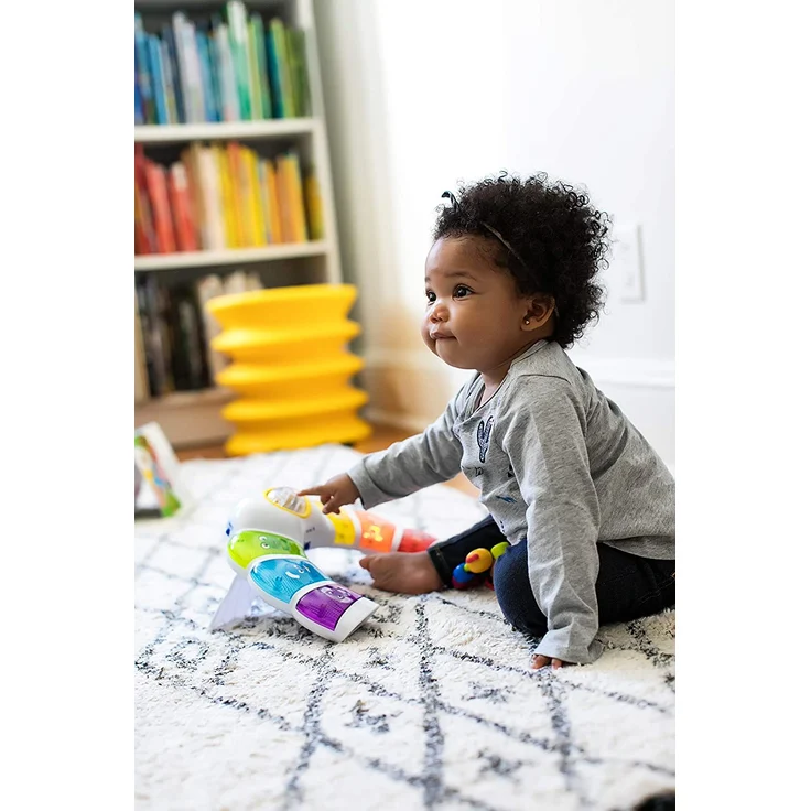 Baby Einstein, Spielzeugbügel mit Lichtern, Melodien und Tierlauten, spricht Englisch, Spanisch und Französisch – Bild 4