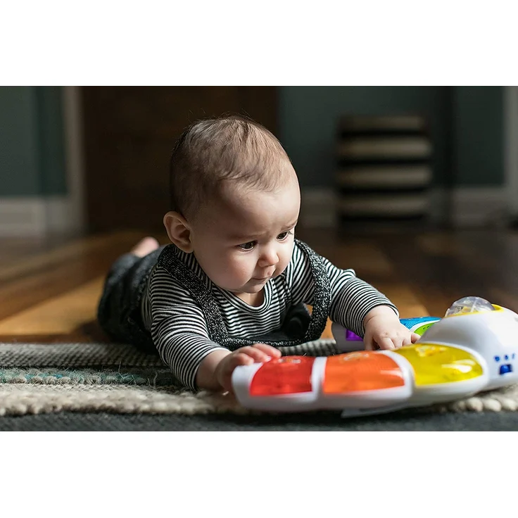 Baby Einstein, Spielzeugbügel mit Lichtern, Melodien und Tierlauten, spricht Englisch, Spanisch und Französisch – Bild 3