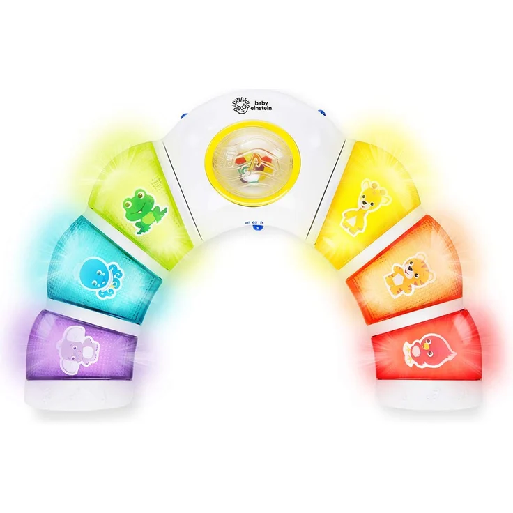Baby Einstein, Spielzeugbügel mit Lichtern, Melodien und Tierlauten, spricht Englisch, Spanisch und Französisch – Bild 2