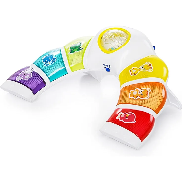 Baby Einstein, Spielzeugbügel mit Lichtern, Melodien und Tierlauten, spricht Englisch, Spanisch und Französisch