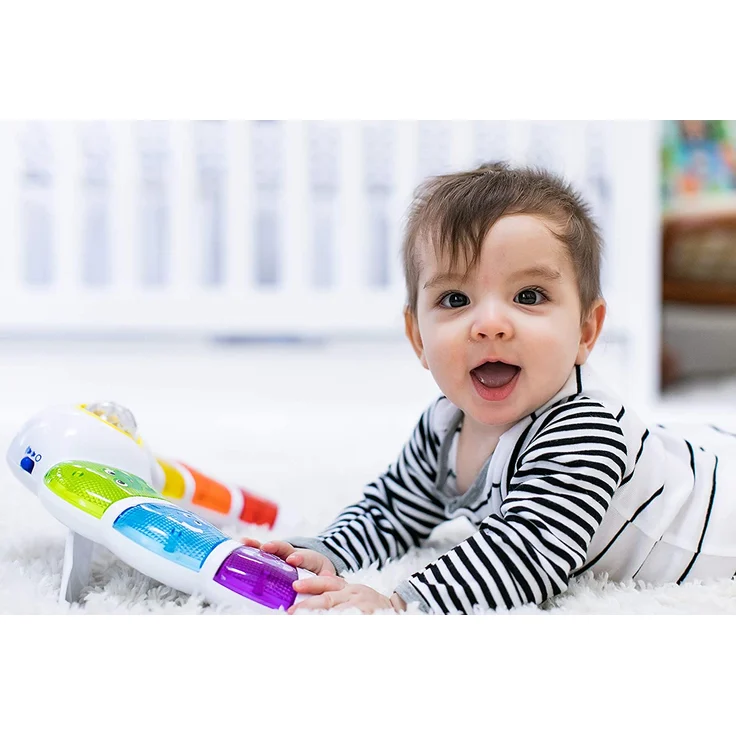 Baby Einstein, Spielzeugbügel mit Lichtern, Melodien und Tierlauten, spricht Englisch, Spanisch und Französisch – Bild 6
