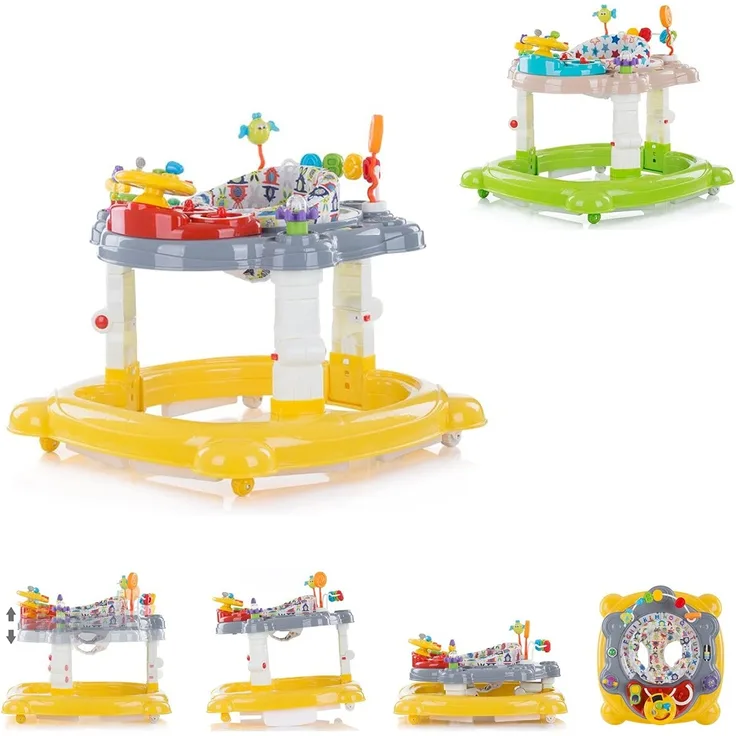 Chipolino Lauflernwagen 4 in 1 Joya Lux, Hopser, Wippe, Activitycenter, Stopper gelb