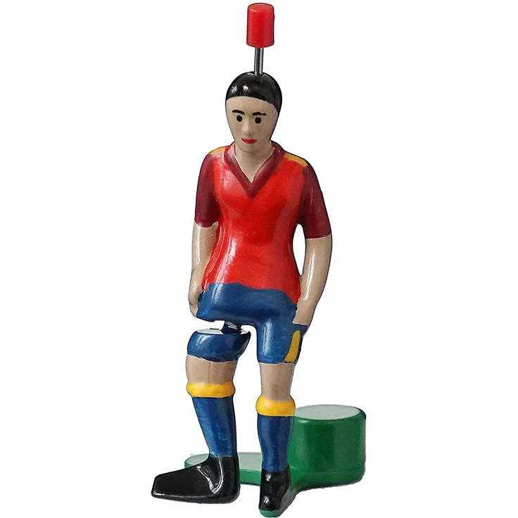 TIPP-KICK Star-Kicker Spanien I Original Spieler für Groß & Klein I Spielspaß mit der Fußball-Figur Spiel I Zubehör I Trikot Rot