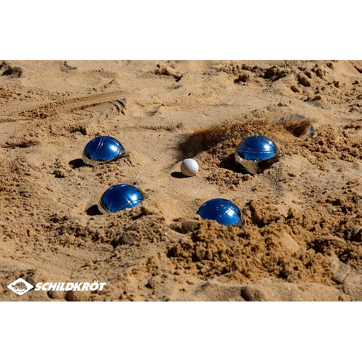Boule / Boccia / Petanque Set Stahl – Bild 2