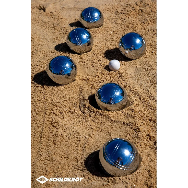Boule / Boccia / Petanque Set Stahl – Bild 3