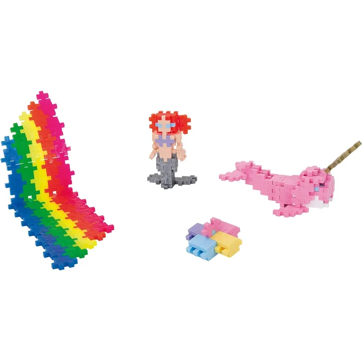 Plus-Plus 9603812 Mini Geniales Konstruktionsspielzeug, Learn to Build Super Pastel Bausteine-Set, 1200 Teile, bunt – Bild 4