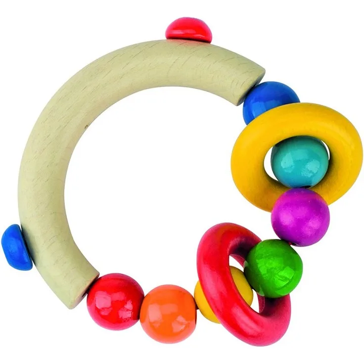 Heimess 734300 - Greifling Halbrund mit Perlen und 2 Ringen