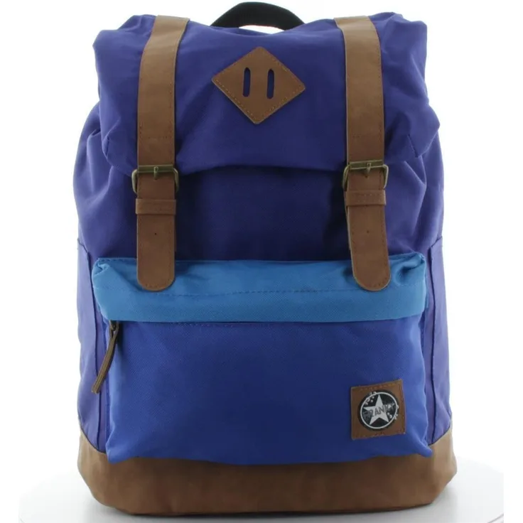 Franky Kinderrucksack KRS3 mit Laptopfach 13 Zoll - Stern-Blau