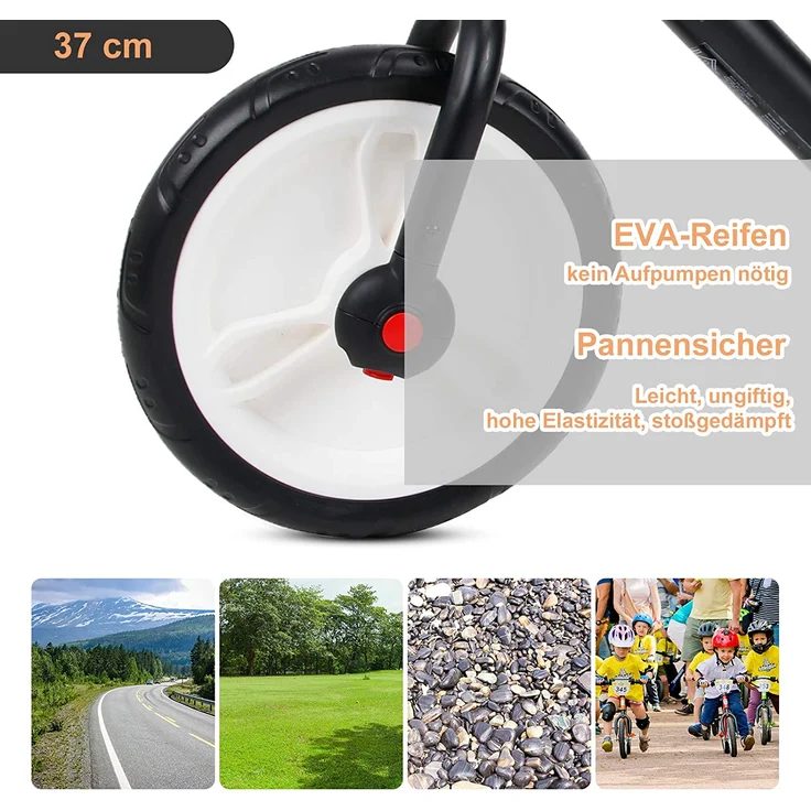 2-in-1 Kinderfahrrad (Farbe: schwarz) – Bild 4