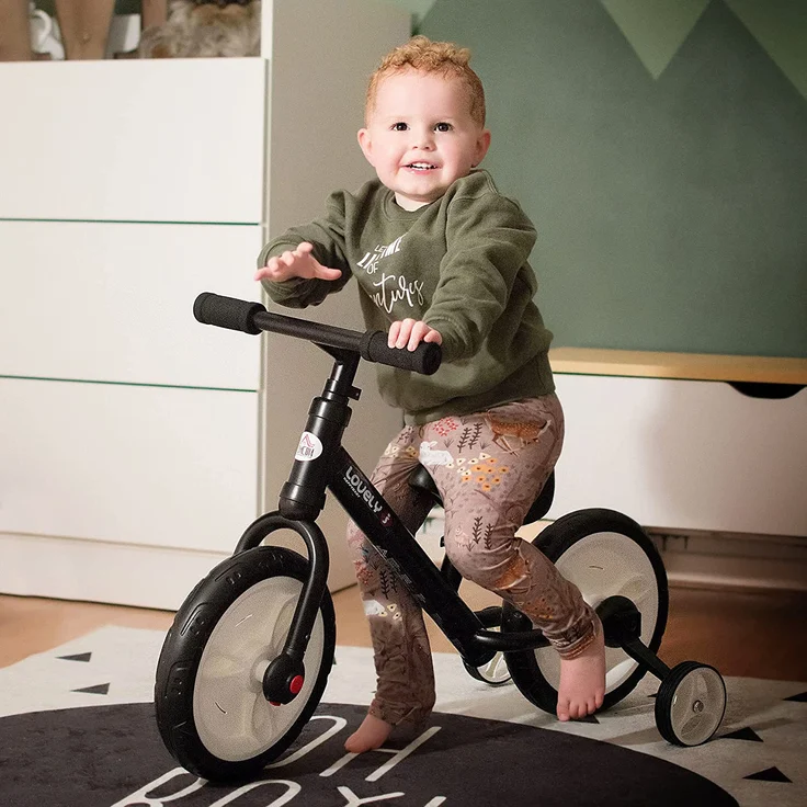 2-in-1 Kinderfahrrad (Farbe: schwarz) – Bild 2