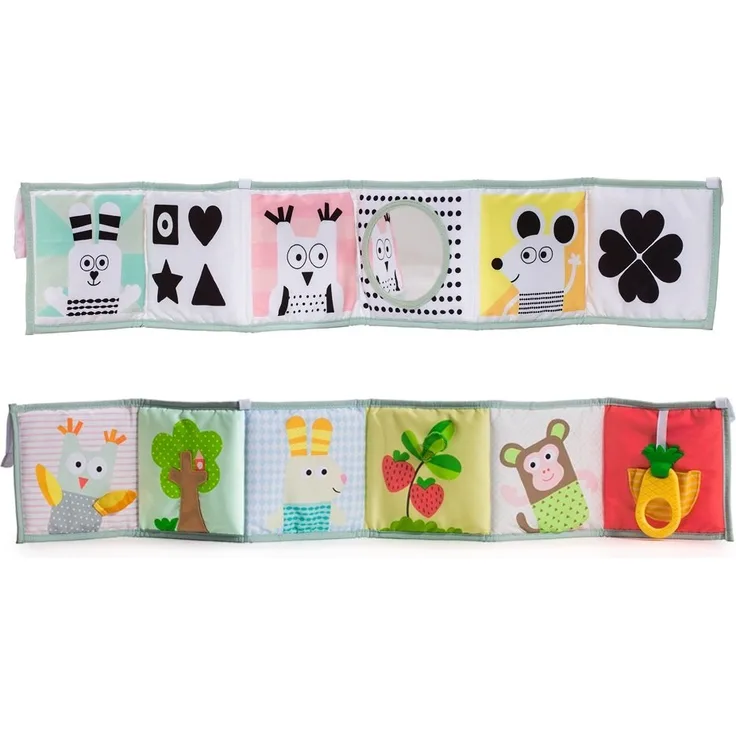 kinderwagenbuch 3-in-1 Junior 84 cm weiß/multicolor