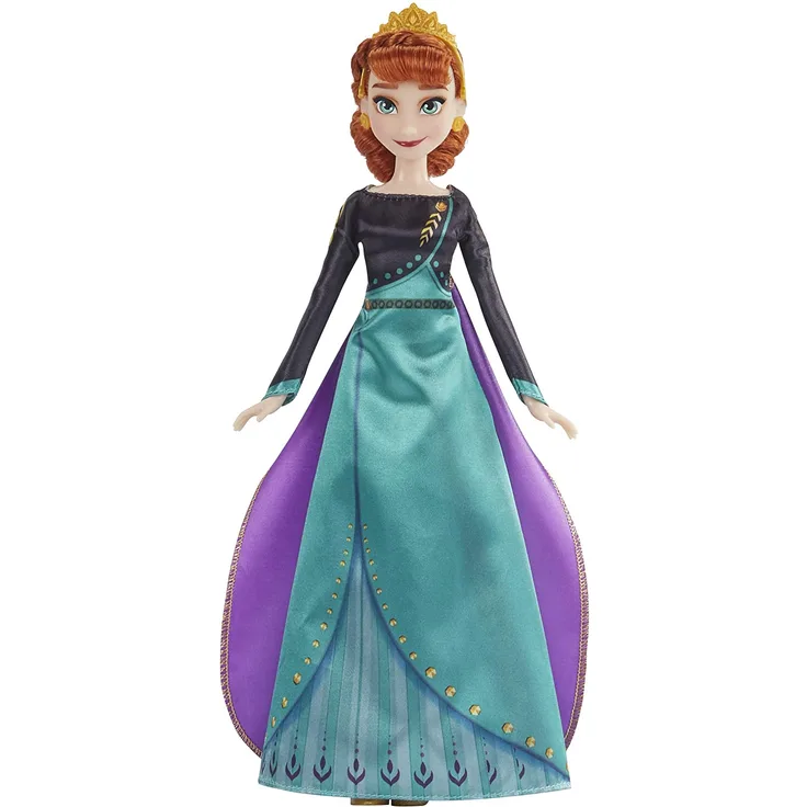 anna Frozen II junior 25 cm grün/lila Teenagerpuppe