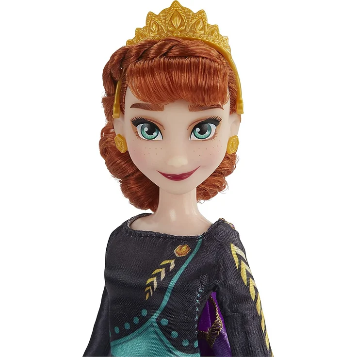 anna Frozen II junior 25 cm grün/lila Teenagerpuppe – Bild 3