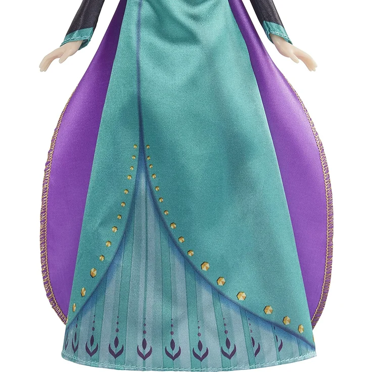 anna Frozen II junior 25 cm grün/lila Teenagerpuppe – Bild 5