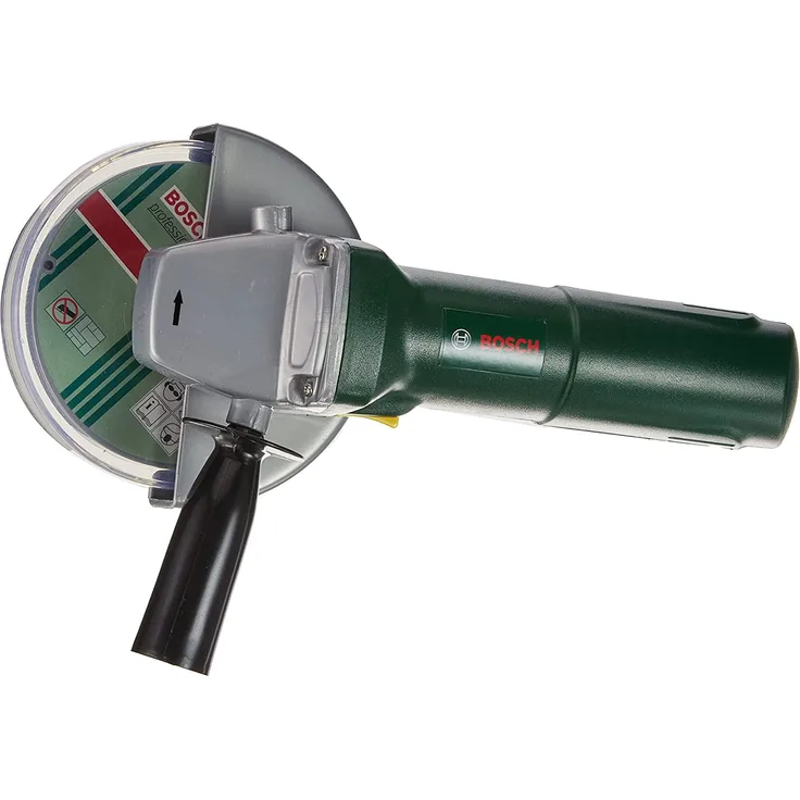 Theo Klein 8426 Bosch Winkelschleifer I Batteriebetriebene Licht- und Soundeffekte I Rotierende Scheibe I Maße: 25 cm x 8 cm x 17 cm I Spielzeug für Kinder ab 3 Jahren