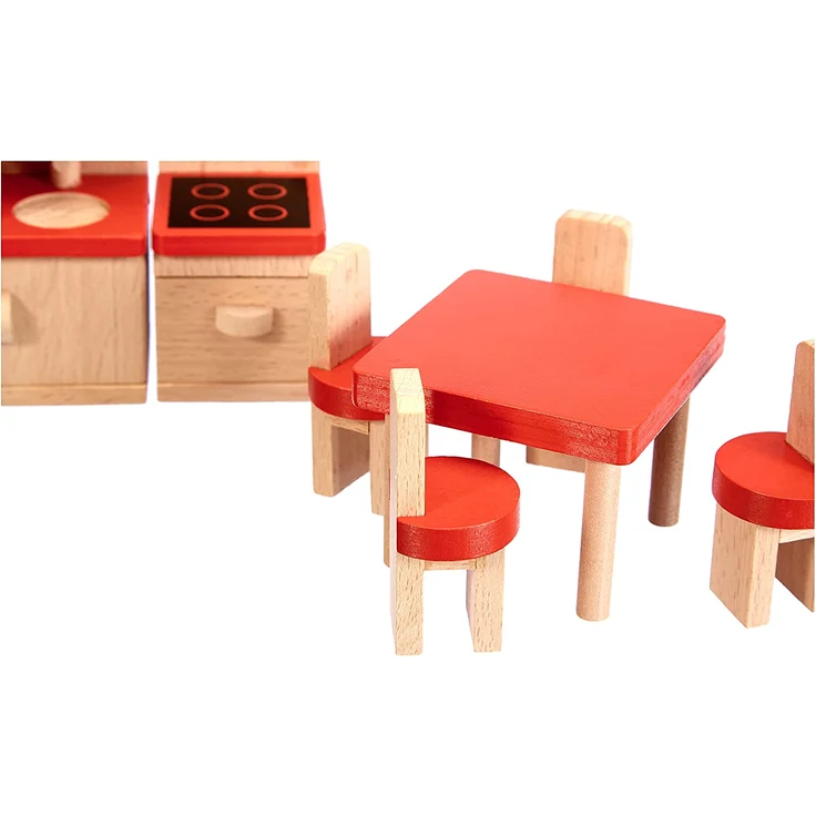 Goki 51718 Puppenmöbel Küche, Basic - Preisvergleich – Bild 4