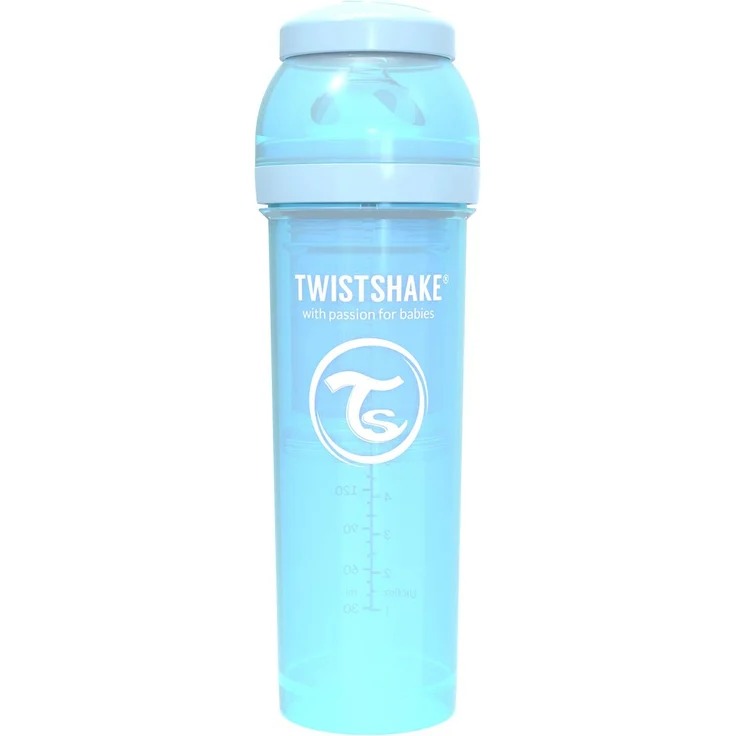 Vital Innovations 78262 Trinkflasche Twistshake Anti-Kolik, 330 ml, blau – Bild 2