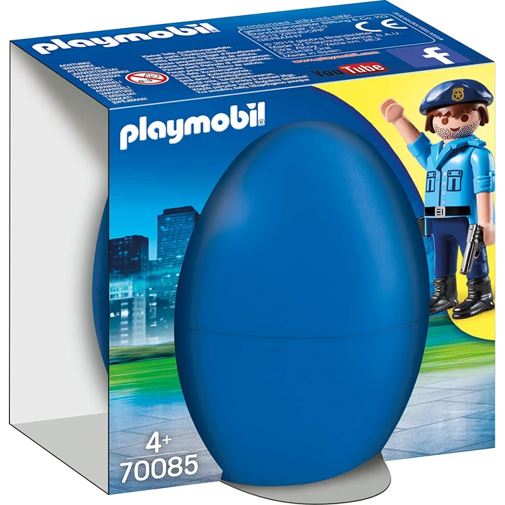 PLAYMOBIL 70085 Ostereier Polizist mit Spürhund, bunt – Bild 1