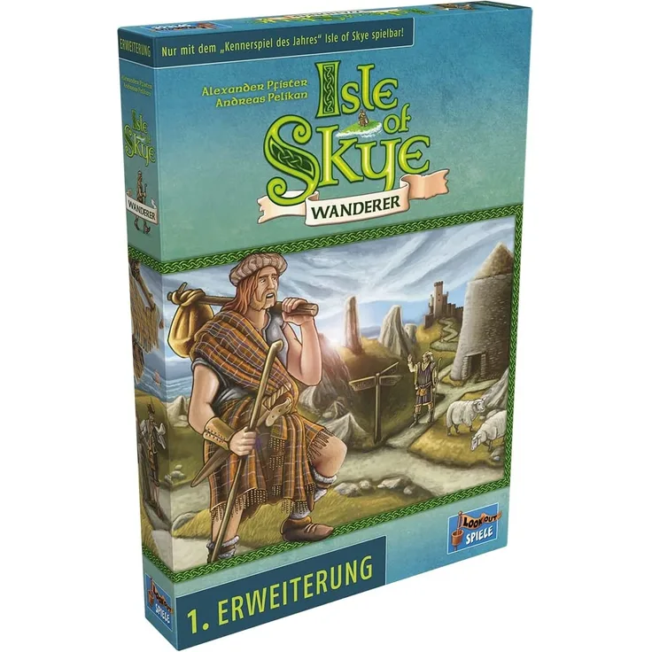 Lookout Games 22160092 - Isle of Skye - Wanderer (Erweiterung zum Kennerspiel des Jahres 2016) von Alexander Pfister und Andreas Pelikan
